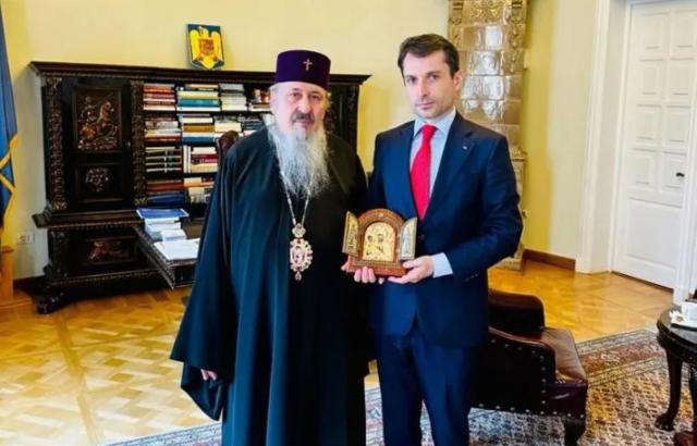 Mitropolitul Petru al Basarabiei s-a întâlnit cu noul Secretar de Stat pentru Culte