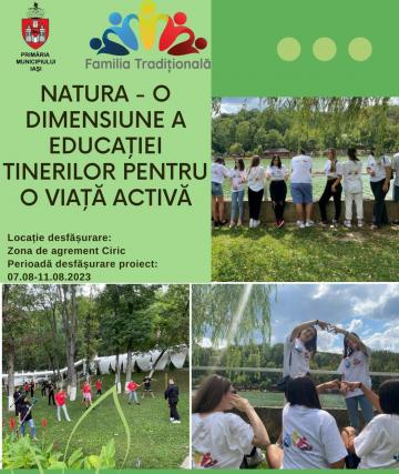 Natura – o dimensiune a educației tinerilor pentru o viață activă