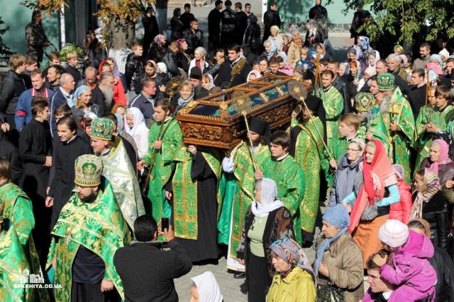 Procesiune cu Moaștele Sfântului Kukşa din Odessa