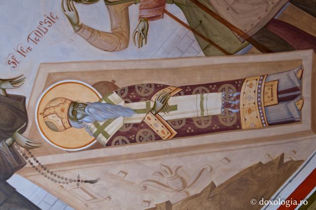 (Foto) Mănăstirea Sfântului Teodosie de la Brazi, Vrancea – Frescele paraclisului subteran