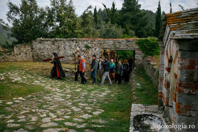 (Foto) Procesiunea cu Icoana Sfântului Gheorghe de la Mănăstirea Zografu