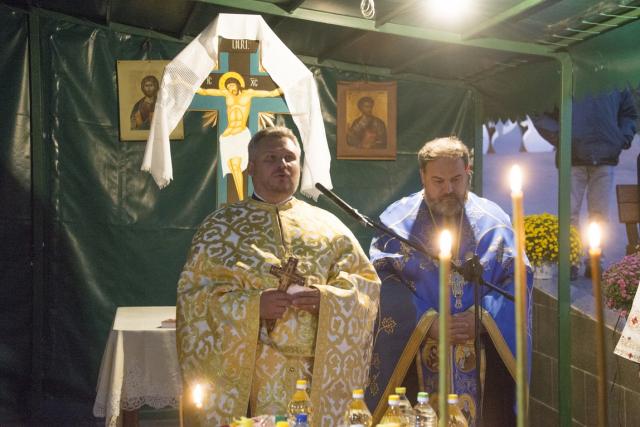 (Foto) Hram la singura parohie din Iași ce-l are ca ocrotitor pe Sfântul Apostol și Evanghelist Luca