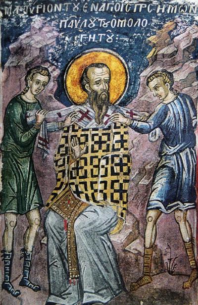 Sfântul Ierarh Pavel Mărturisitorul, Patriarhul Constantinopolului