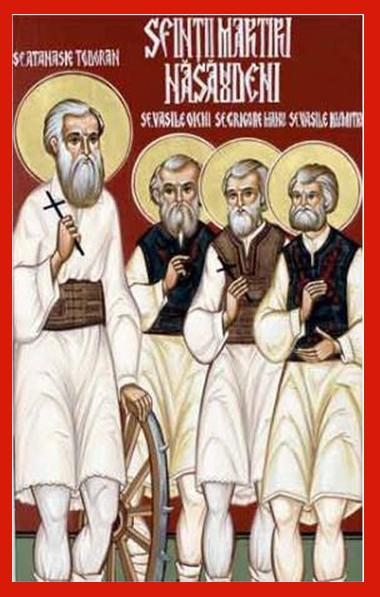 Sfinții Mucenici năsăudeni: Atanasie Todoran din Bichigiu, Vasile din Mocod, Grigore din Zagra și Vasile din Telciu