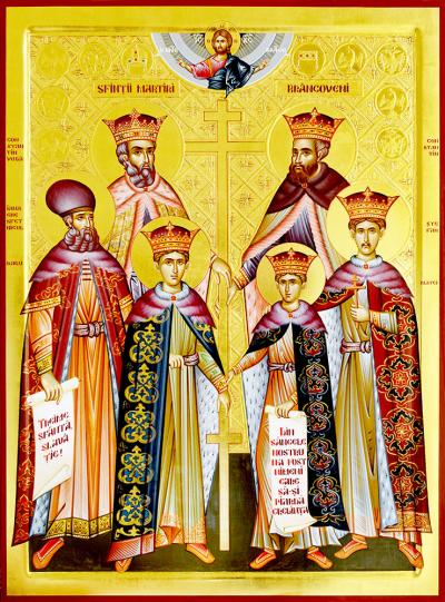 Sfinții Martiri Brâncoveni, Constantin Vodă cu cei patru fii ai săi: Constantin, Ștefan, Radu, Matei, și sfetnicul Ianache